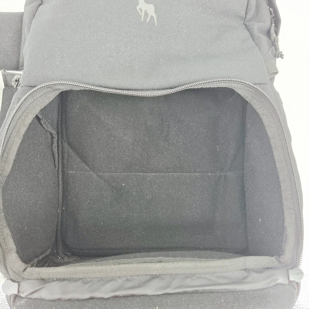 Brevite The Jumper Camera Organizer Backpack Black Laptop Bag w/ Inserts